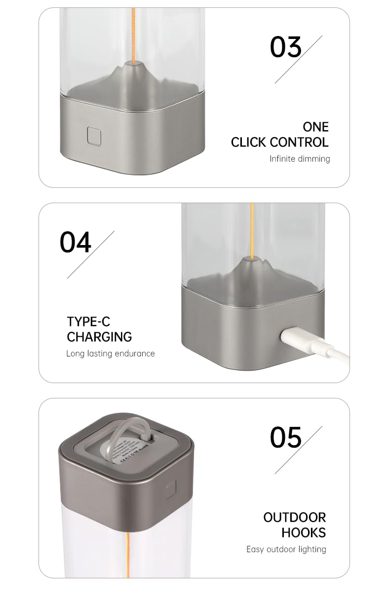 Mini Minimalist Cordless LED Table Lamp – Rechargeable Modern Desk Lamp with Breathing Light Effect