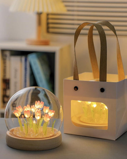 Elegant 3D Galaxy Crystal Ball Night Light – Set of 2