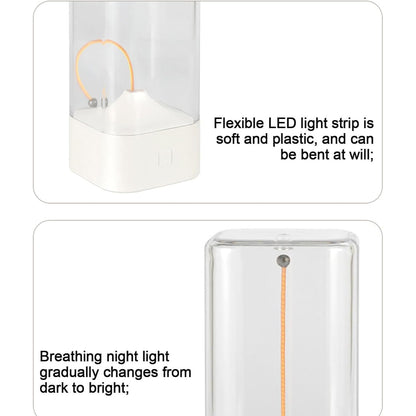 Mini Minimalist Cordless LED Table Lamp – Rechargeable Modern Desk Lamp with Breathing Light Effect
