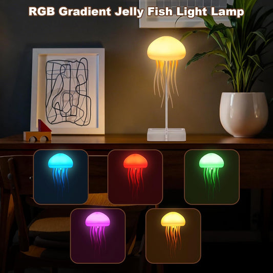 Jellyfish RGB Bedside Lamp – Mesmerizing Mood Lighting