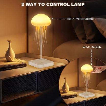 Jellyfish RGB Bedside Lamp – Mesmerizing Mood Lighting