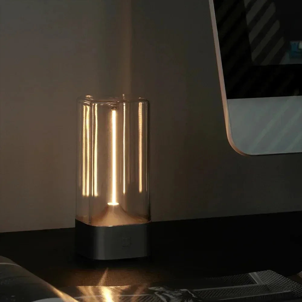 Mini Minimalist Cordless LED Table Lamp – Rechargeable Modern Desk Lamp with Breathing Light Effect